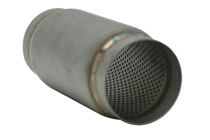 Vibrant SS Race Muffler 3in inlet/outlet x 5in long