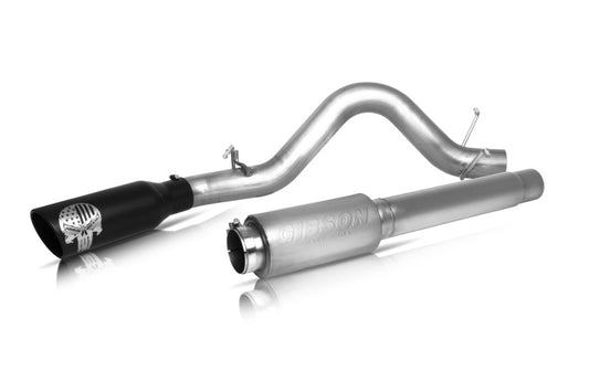 Gibson 2020 Ford F250/F350 SD Crew Cab (Short Bed) 7.3L Cat-Back Exhaust - Patriot Flag Series