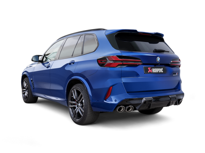 Akrapovic 2024+ BMW X5M / X6M (Face Lift) Slip-On Line (Titanium) w/Carbon Fiber Tips
