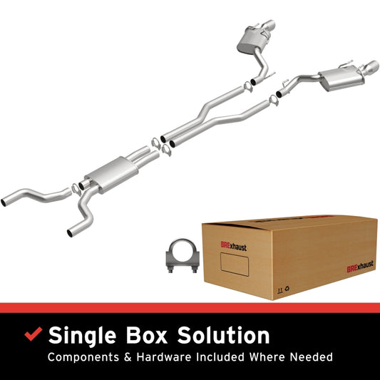 BRExhaust 10-13 Chevrolet Camaro 6.2L Direct-Fit Replacement Exhaust System