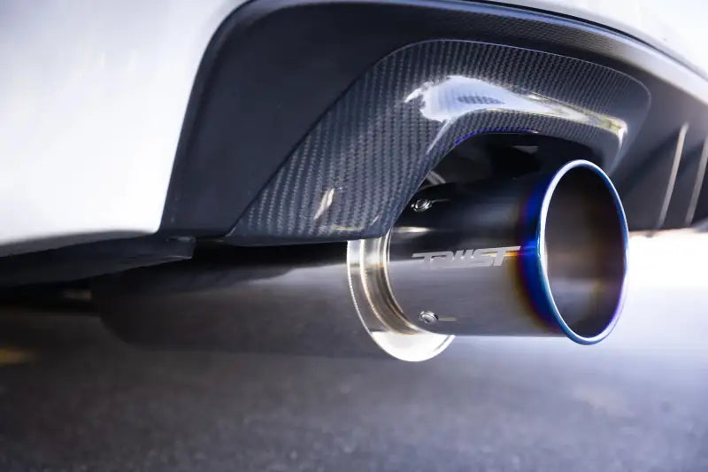 GReddy PE-TR Rolled Tip-Burnt-Ti L 190mm x 115mm