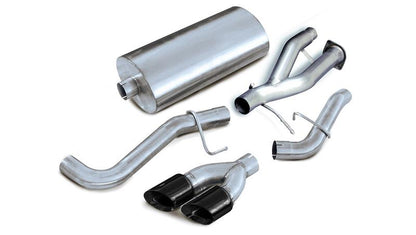 Corsa 2002-2006 Cadillac Escalade 6.0L V8 3in Cat-Back Single Side w Twin 4in Black Pro-Series Tips