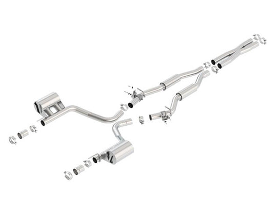Borla 2015 Dodge Challenger SRT/392 Hemi 6.4L V8 S-TYPE Catback Exhaust w/ Valves Factory Bezel