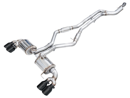 AWE Tuning 22-26 BMW M240i (G42) Touring Edition Exhaust - Diamond Black Tips