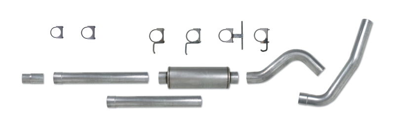 Diamond Eye KIT 4in Catback Single AL: 94-97 FORD 7.3L F250/F350 PWRSTROKE