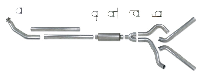 Diamond Eye KIT 4in Turbo Back DUAL SS: 94-02 DODGE CUMMINS 5.9L