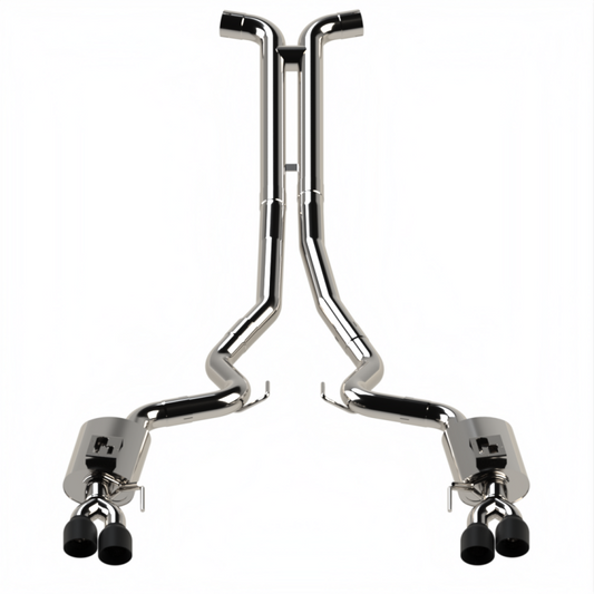 Kooks 2018+ Mustang 5.0L 4V Convertible/Coupe Cat-back Exhaust Connect to OEM Connection Point