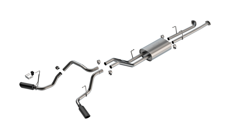 Borla 07-21 Toyota Tundra Cat-Back Touring SS Catback Exhaust w/ Black Chrome Tips