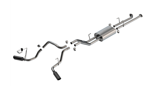Borla 07-21 Toyota Tundra Cat-Back Touring SS Catback Exhaust w/ Black Chrome Tips
