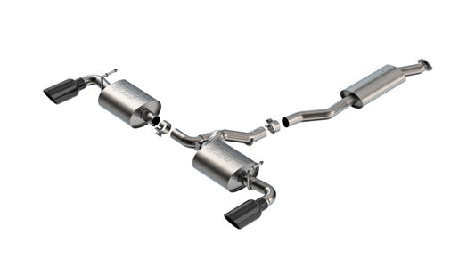Borla 19-25 Toyota RAV4 (excl. Hybrid) 2.25 S-Type Cat Back Exhaust - Black Chrome