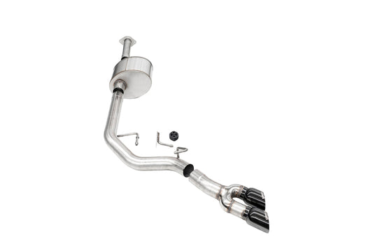 Corsa 15-20 Ford F-150 5.0L (145in WB) 3.0in Lightning Exit Catback w/ 3.5in Twin Black PVD Pro Tips