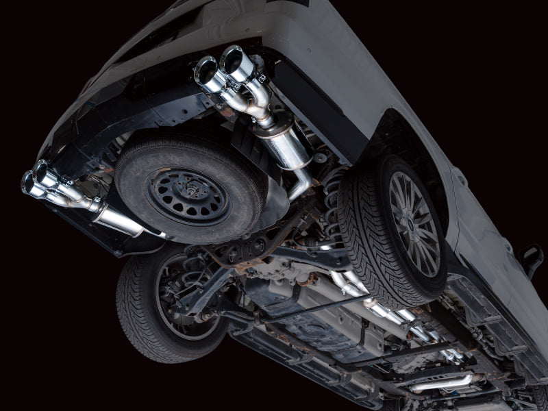 AWE Tuning 2021+ Cadillac Escalade 6.2L 0FG Dual Exit Exhaust System w/ 5in Chrome Silver Tips