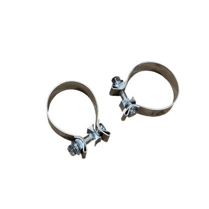 Kooks 3in Oval Clamp In Center/Center Muffler 18in Long Body Polished Stainless Steel