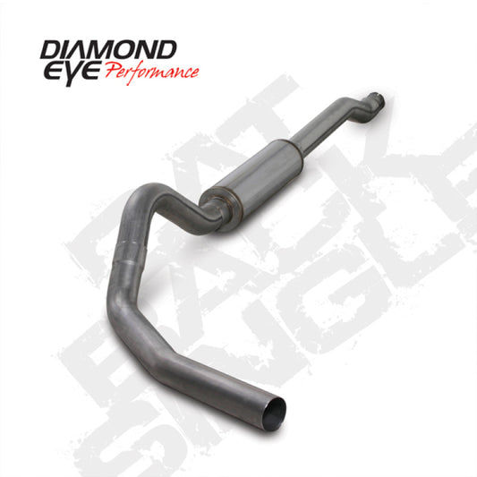 Diamond Eye KIT 4in Catback Single SS: 03-07 FORD 6.0L F250/F350
