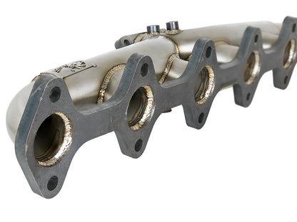 aFe Twisted Steel Header Turbo Manifold (T3) 98.5-02 Dodge Diesel Trucks L6 5.9L (td)