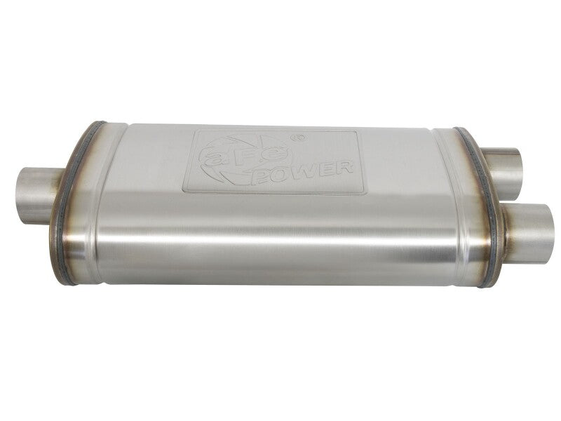 aFe Gemini XV Cat-Back Exhaust System GM Trucks 09-18 V6-4.3/V8-4.8/5.3L- Cut-Out Polished