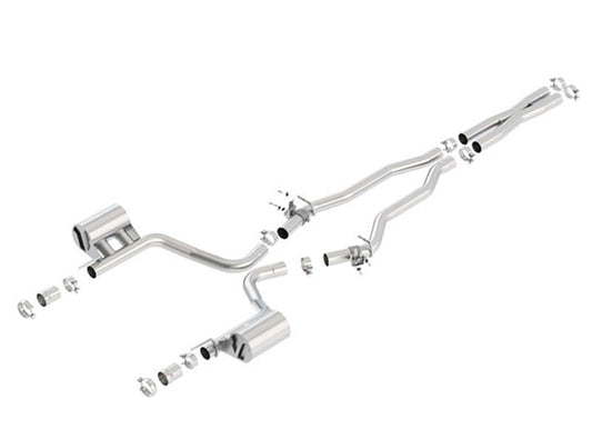 Borla 2015 Dodge Challenger SRT/392 Hemi 6.4L V8 ATAK Catback Exhaust w/ Valves Factory Bezel