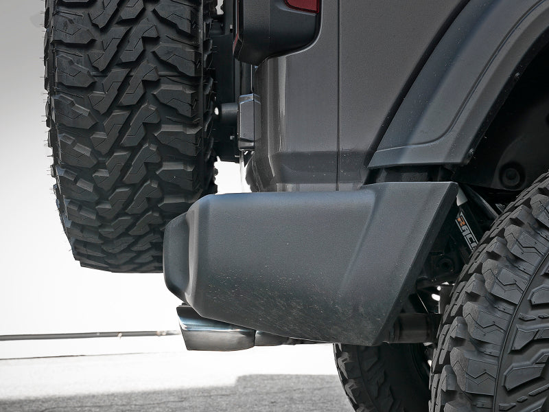 aFe Rebel Series 2.5in. 304 SS C/B Exhaust System 2018 Jeep Wrangler (JL) V6-3.6L - Polished Tip