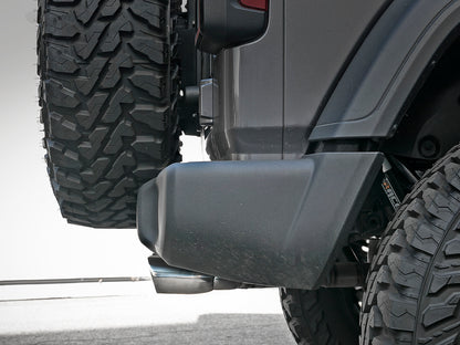 aFe Rebel Series 2.5in. 304 SS C/B Exhaust System 2018 Jeep Wrangler (JL) V6-3.6L - Polished Tip
