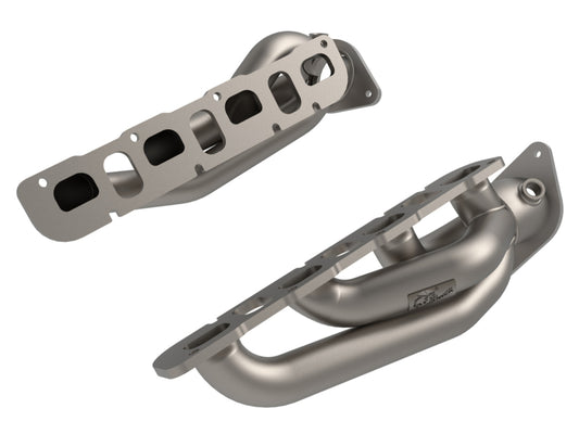 aFe Twisted Steel 2021+ Jeep Wrangler 392 JL 6.4L V8 Headers - Titanium Cerakote