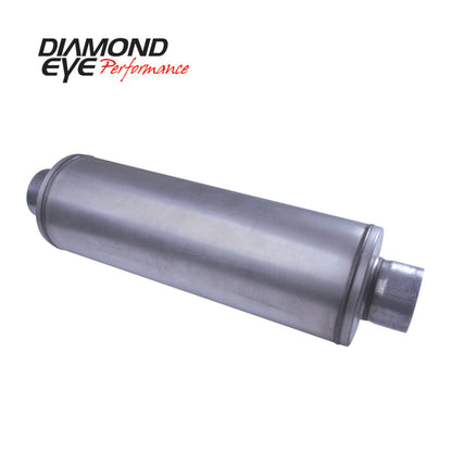 Diamond Eye MFLR BIG DOG QUIET TONE 4inID SGL IN/SGL OUT 10inDIA X 45in BODY 51in LENGTH BAFFLED AL