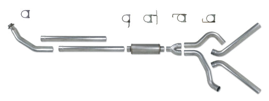 Diamond Eye KIT 4in Turbo Back DUAL SS: 94-02 DODGE CUMMINS 5.9L