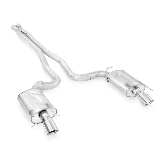 Stainless Works 2009-15 Cadillac CTS-V Wagon 3in Catback System X-Pipe Chambered Mufflers 4in Tips