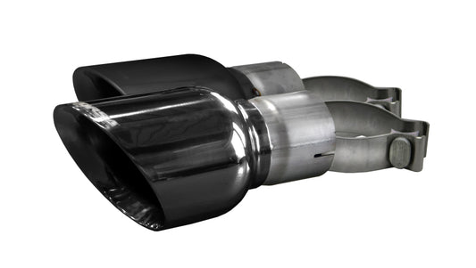 Corsa 2015-2025 Ford Mustang GT 3.0in Inlet / 4.5in Outlet Black PVD Tip Kit (For Corsa ExhaustOnly)