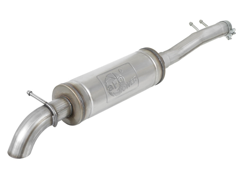 aFe Rock Basher 3in 409 SS Cat-Back Turn-Down Exhaust 12-18 Jeep Wrangler (JK) V6 3.6L/ 07-11 3.8L