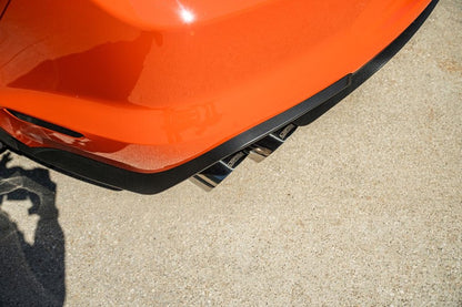 Corsa 20-22 Ford Mustang GT500 3.0in Dual Rear Exit Catback w/ Twin 5.0in Polish Slash Cut Pro Tips