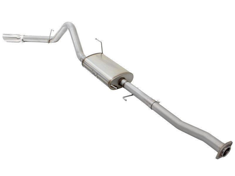aFe MACHForce XP SS Exhaust 3in to 3.5in Cat-Back w/ Polished Tip 15 Ford F-150 EcoBoost V6 2.7/3.5L
