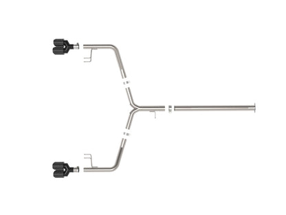 aFe Takeda 21-24 Kia K5 GT L4-2.5L (t) SS Axle-Back Exhaust System w/ Carbon Fiber Tips