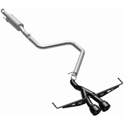 MagnaFlow 2019 Hyundai Veloster 1.6L 2.5in Center Exit Stainless Steel Cat-Back Exhaust w/Blk Tips