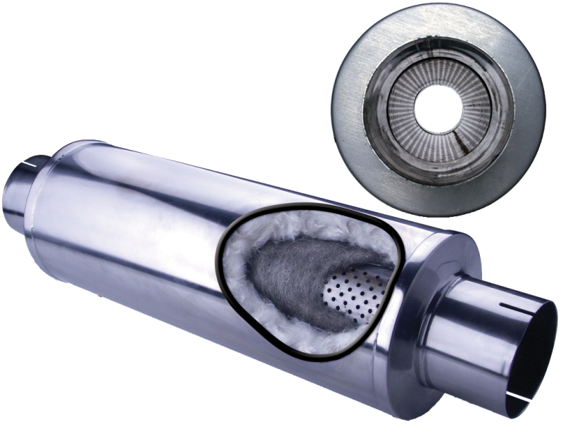 Diamond Eye Muffler Replacement Pipe 5inX27in SS