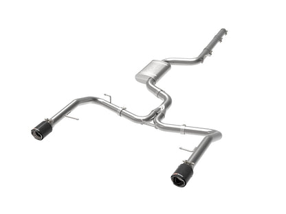 aFe 19-21 VW Jetta GLI (MKVII) L4-2.0L (t) MACH Force-Xp 304 SS Cat-Back Exhaust System Carbon Tips