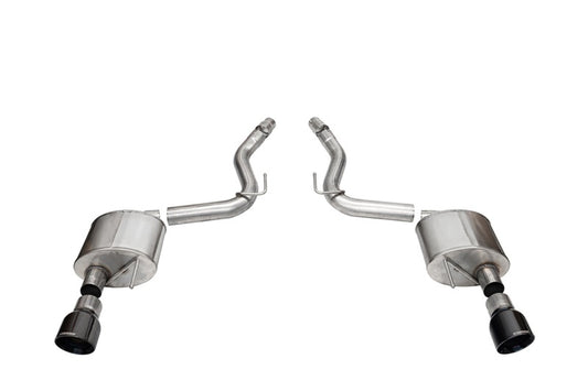 Corsa 2024+ Ford Mustang GT Sport Axle-Back Dual Rear Exit with 4.5in Black PVD Pro-Series Tips