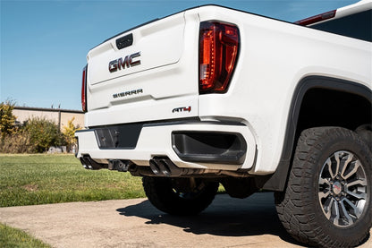 Corsa 19-25 Chevy Silverado 1500 CatBack Dual Rear Exit with Twin 4in Black Powder Ct ProSeries Tips