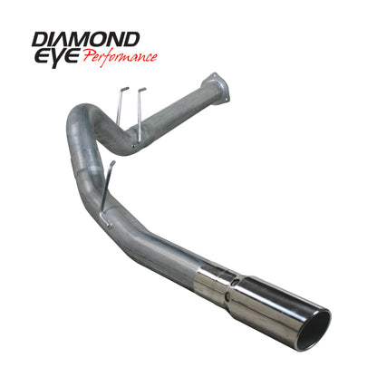 Diamond Eye KIT 4in DPF BACK Single SS: 2011 FORD 6.7L PWRSTROKE F250/F350