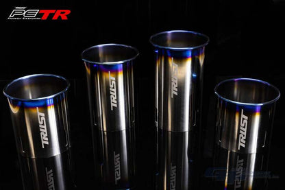 GReddy PE-TR Rolled Tip-Burnt-Ti L 190mm x 115mm