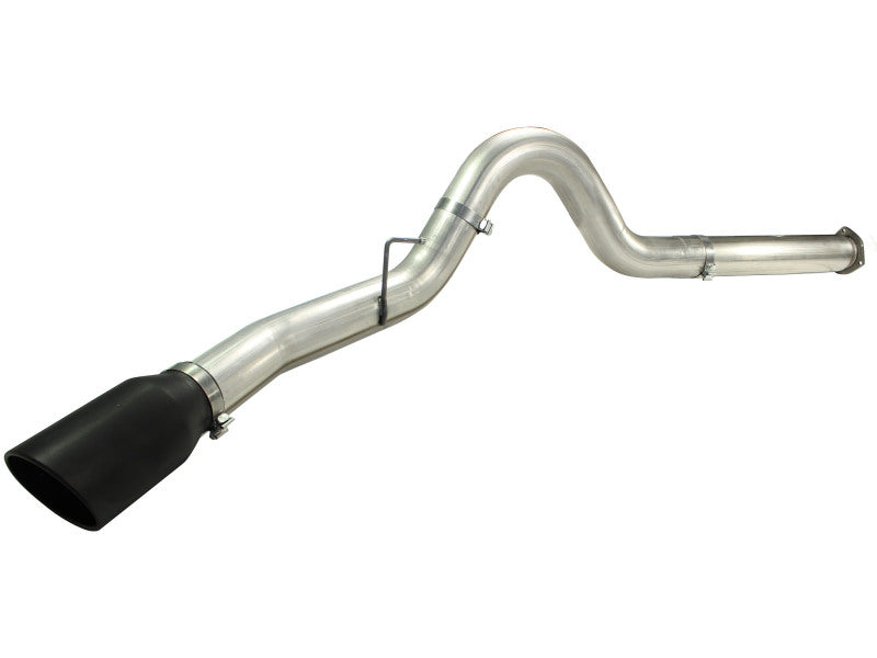aFe MACHForce XP 5in DPF-Back Stainless Steel Exhaust , Blk, Ford Diesel Trucks 11-14 V8-6.7L td