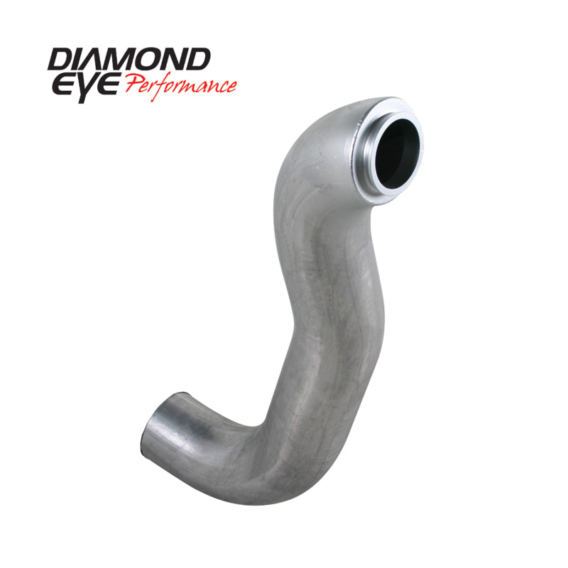 Diamond Eye Downpipe 4in TB Single AL DODGE 5.9L 2500/3500 89-93 4X4 ONLY