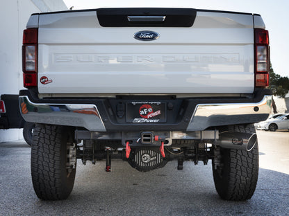 aFe MACHForce XP 2017 Ford SuperDuty F-250/F-350 V8 6.2L CC/LB Cat-Back SS 4in. Exhaust System