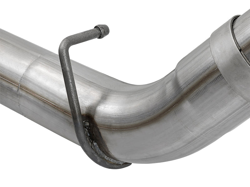 aFe Victory Series 4in 409-SS DPF-Back Exhaust w/ Dual Black Tips 2017 GM Duramax V8-6.6L(td) L5P