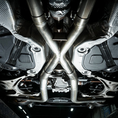 Stainless Works 18-19 Dodge Durango 6.4L Legend Catback Exhaust w/ Black Tips