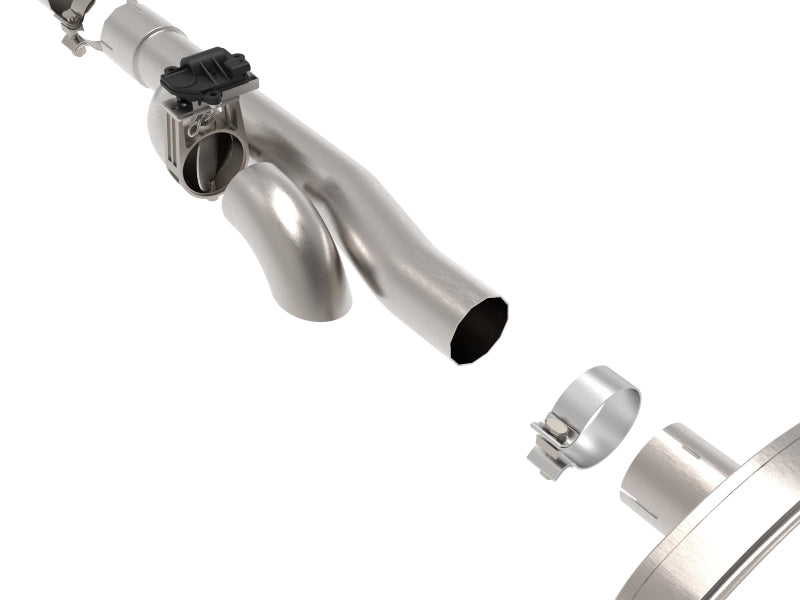 aFe Gemini XV Cat-Back Exhaust System GM Trucks 09-18 V6-4.3/V8-4.8/5.3L- Cut-Out Polished