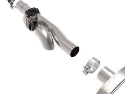 aFe Gemini XV Cat-Back Exhaust System GM Trucks 09-18 V6-4.3/V8-4.8/5.3L- Cut-Out Polished