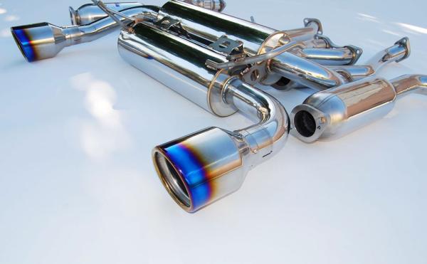 Invidia 09+ 370Z Gemini Rolled Titanium Tip Cat-back Exhaust