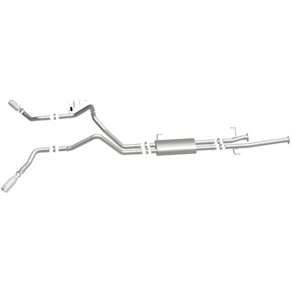 MagnaFlow Cat-Back 10-15 Toyota Tundra SC LB / CC SB 4.6L/5.7L V8 SS 2.5 Dual Split Rear 4in Tip