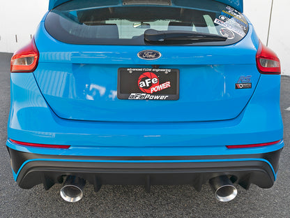 aFe Takeda 3in 304 SS Axle-Back Exhaust System w/ Polished Tip 16-18 Ford Focus RS 2.3L (t)