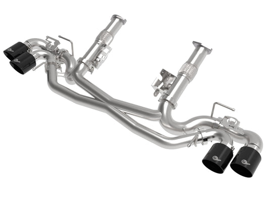 AFe MACH Force-Xp 304 Stainless Steel Cat-Back Exhaust Black 2020 Chevrolet Corvette C8